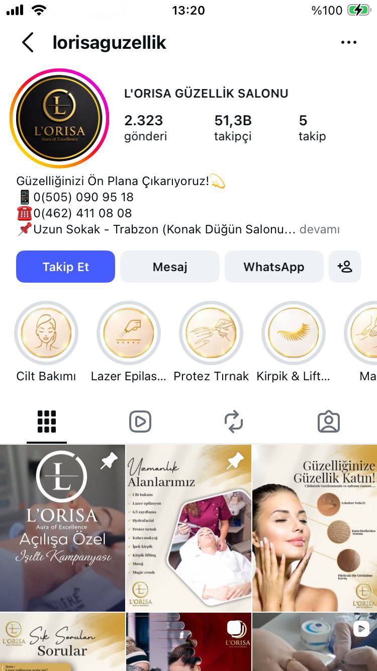 L'orisa Instagram Profil